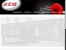 Tablet Screenshot of etg-publicite.com